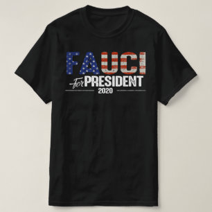 Camiseta Fauci para o Presidente 2020