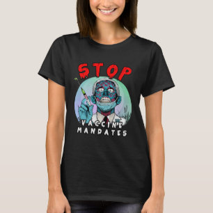 Camiseta Fauci Pare Mandato de Vacina Prenda Fauci Meu Corp