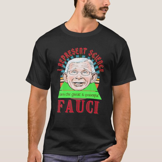 Camiseta Fauci Representa Máscara Anti-Liberal F (Frente)