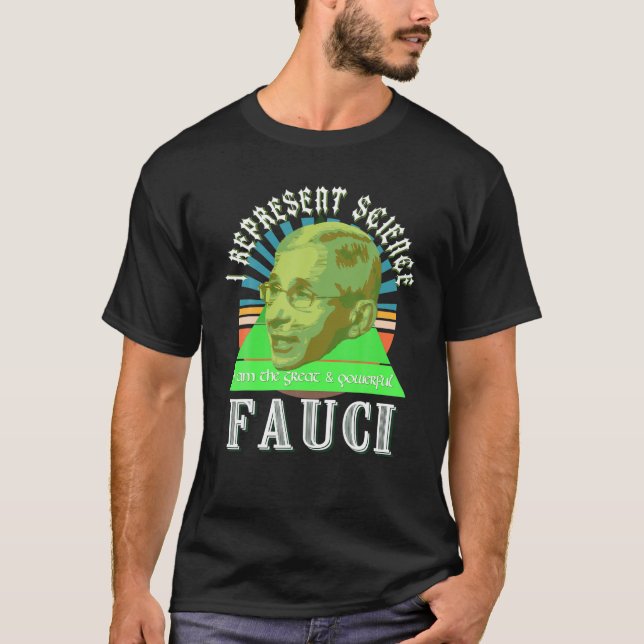 Camiseta Fauci Representa Máscara Anti-Liberal F (Frente)