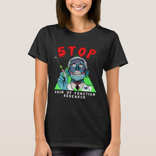 Camiseta Fauci Stop Vaccine Mandate Arrest Fauci My Body Va (Frente)