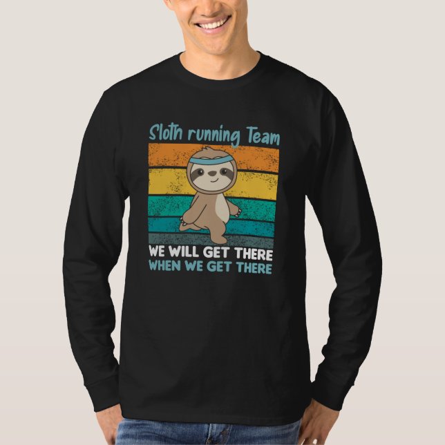 Camiseta Faulten executando o Team Sloths Executar Cozy (Frente)