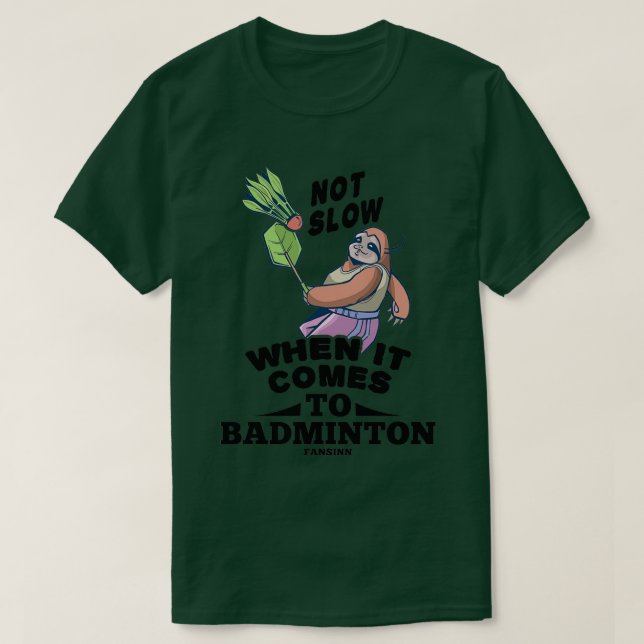 Camiseta Faulti ama badminton T (Frente do Design)