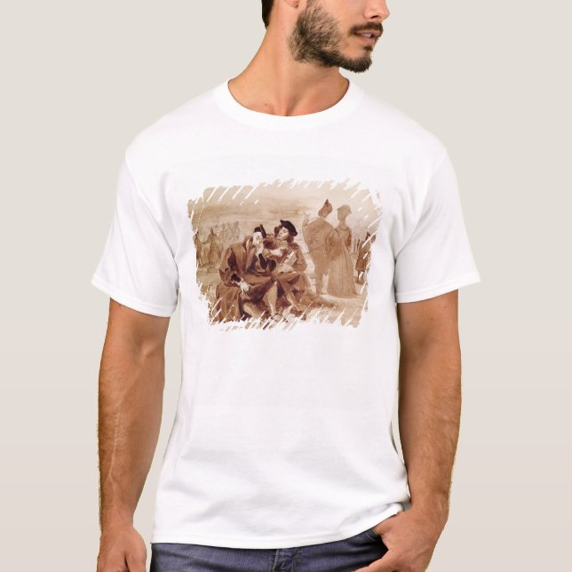 Camiseta Faust e Wagner na conversação dentro (Frente)