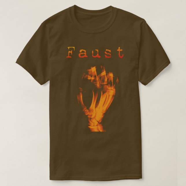 Camiseta Faust Krautrock Banda (Frente do Design)