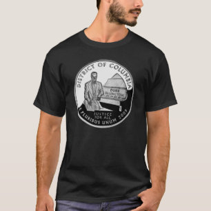 Camiseta Faux Washington District of Columbia Quarter