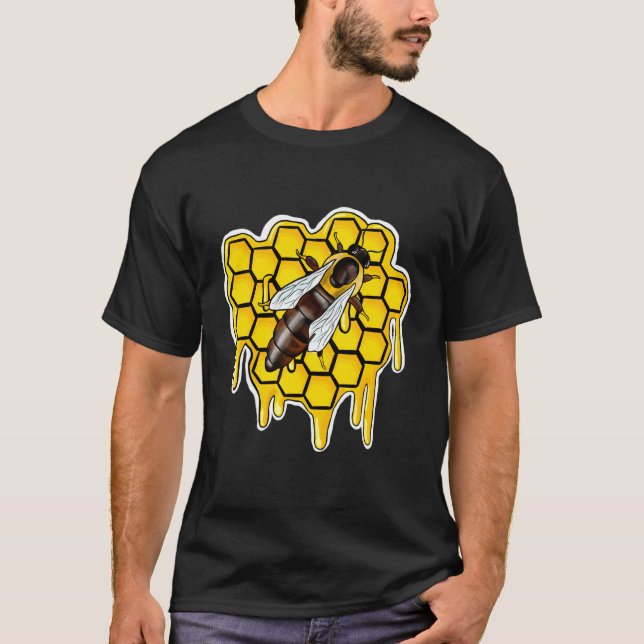 Camiseta Favo de Mel da Abelha Rainha (Frente)