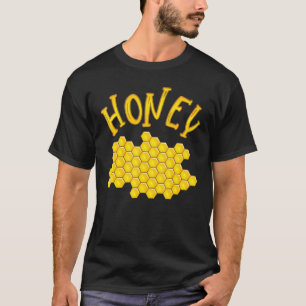 Camiseta Favo De Mel Dourado E Apicultor