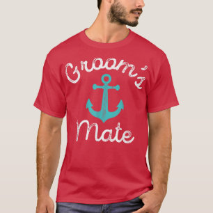 Camiseta Favor de casamento tema náutico presente para padr