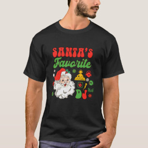 Camiseta Favor de Papais noeis de Natal para Produtor de Mú