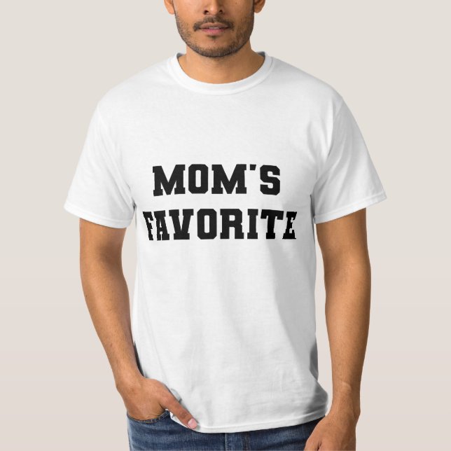 Camiseta Favorita da Mamãe Varsity  (Frente)