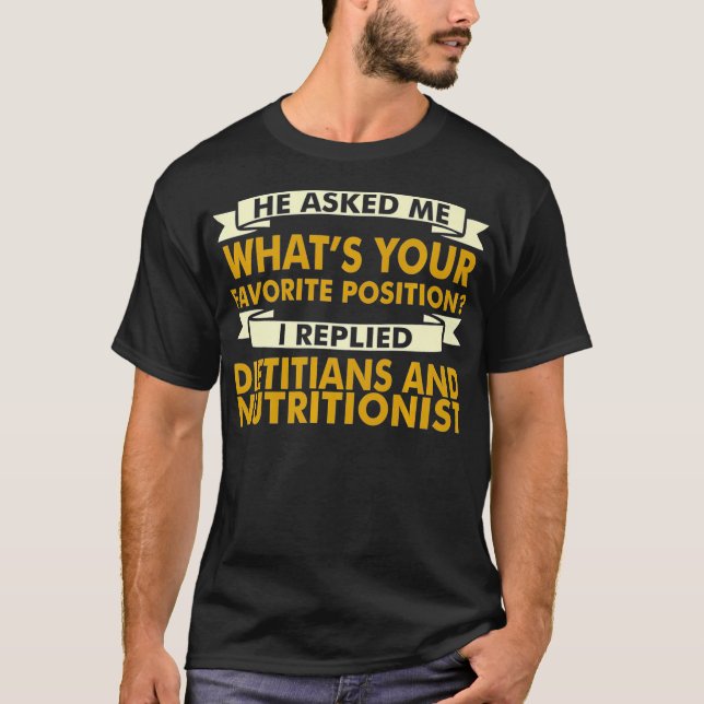 Camiseta Favorite Dietitians And Nutritionist Professions G (Frente)