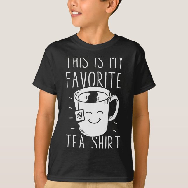 Camiseta Favorite Tea Shirt Tea Drinker Tea Bag Funny Tea L (Frente)