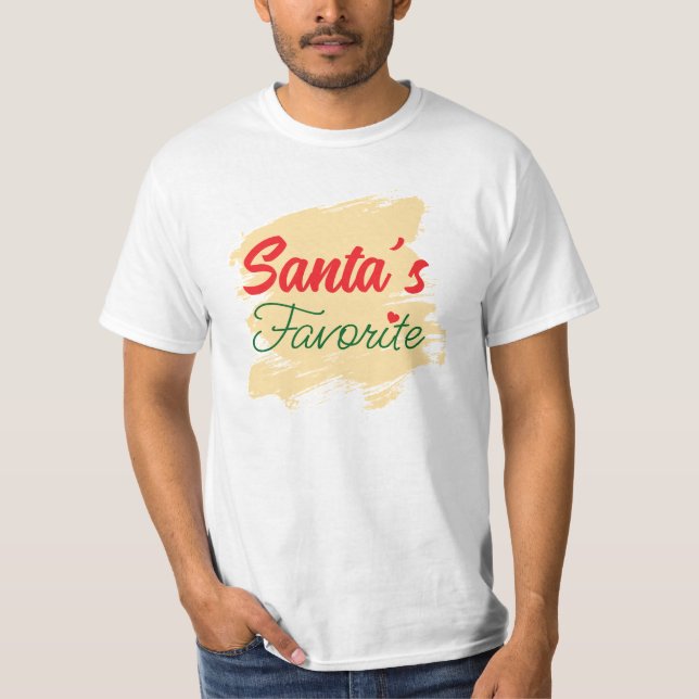 Camiseta Favorito do Papai Noel (Frente)