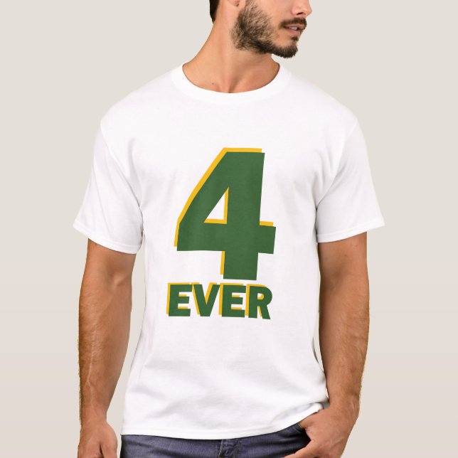 Camiseta Favre - 4 nunca (Frente)