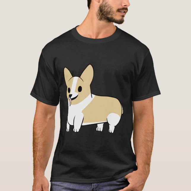 Camiseta Fawn Corgi (Frente)