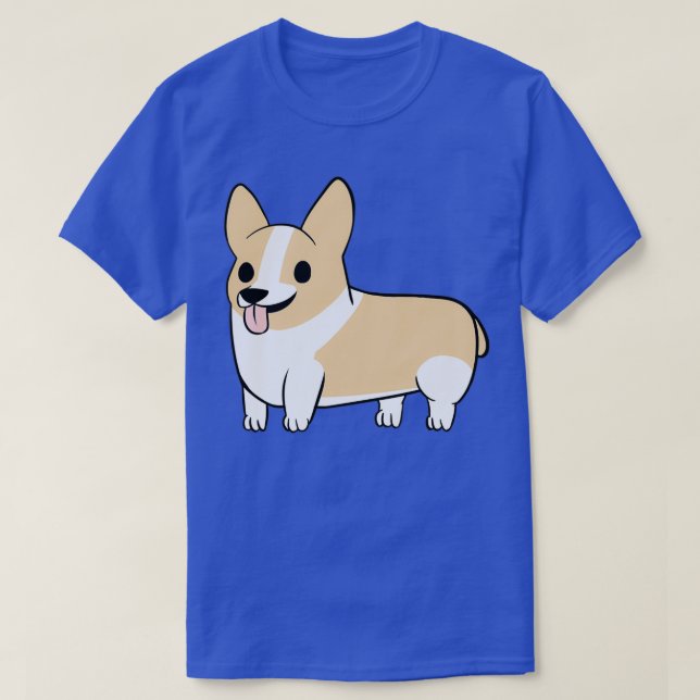 Camiseta Fawn Corgi (Frente do Design)