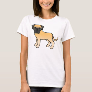 Camiseta Fawn English Mastiff - Cão de Cartoon