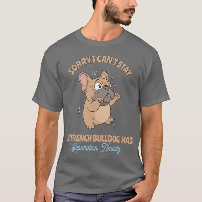 Camiseta Fawn French Bulldog | Funny Dog Lover T-Shirt (Frente)