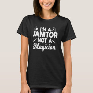 Camiseta Faxineiro Não É Um Mágico Zelador Limpa Tudo Zelad