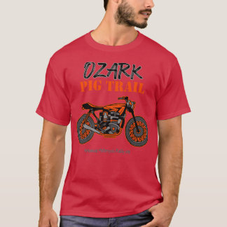 Camiseta Fayetteville Arkansas Ozark Pig Trail Tracker Moto