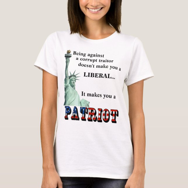 Camiseta Faz de você um PATRIOT (Frente)