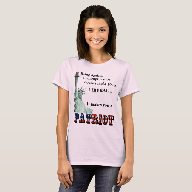 Camiseta Faz de você um PATRIOT (Frente Completa)