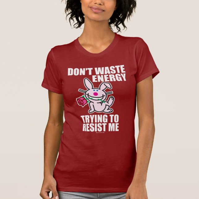 Camiseta Faz não a energia Waste (Frente)