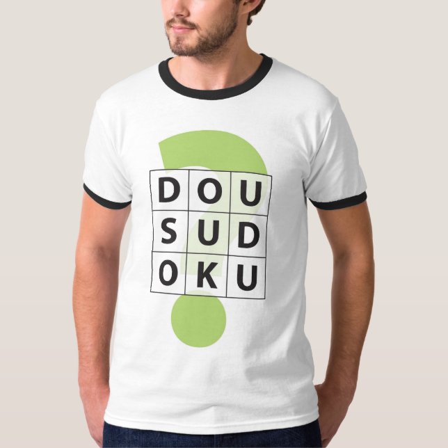 Camiseta Faz U Sudoku? limão (Frente)