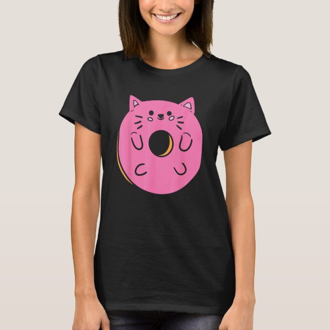 Camiseta Fazedor de Donut de Massa de Gato (Frente)