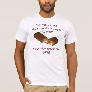 Camiseta Fazem você gostam do chocolate com loucos? ,…