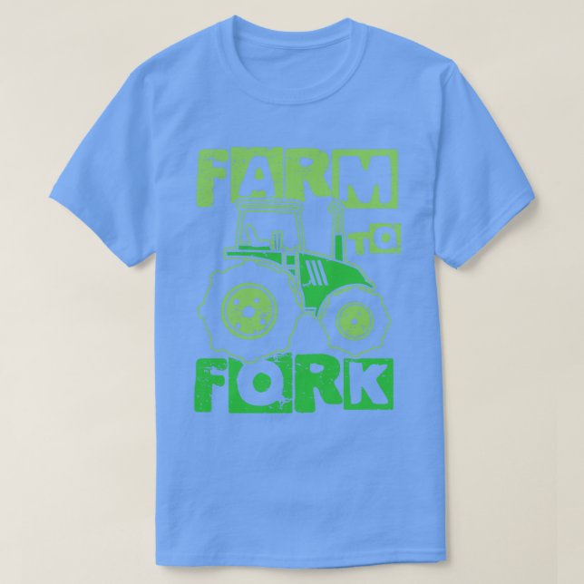 Camiseta Fazenda a garfo (Frente do Design)