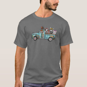 Camiseta Fazenda Animal Caminhão Vintage Farmador Fazenda F