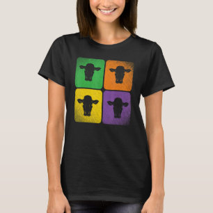 Camiseta Fazenda Animal de Fazenda Vaca Fazendeiro Vaca Pop