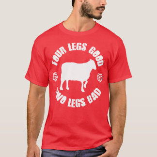 Camiseta Fazenda Animal de Orwell Quatro Pernas Boas Duas P