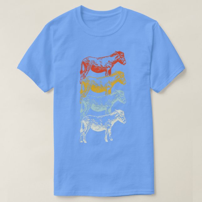Camiseta Fazenda Animal Donkey (Frente do Design)