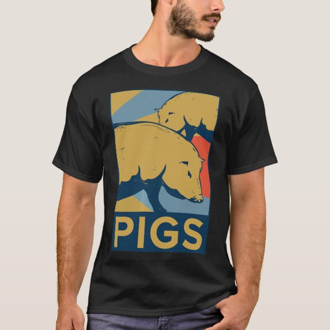 Camiseta Fazenda Animal Farmer Gift Idea Pig Premium (Frente)
