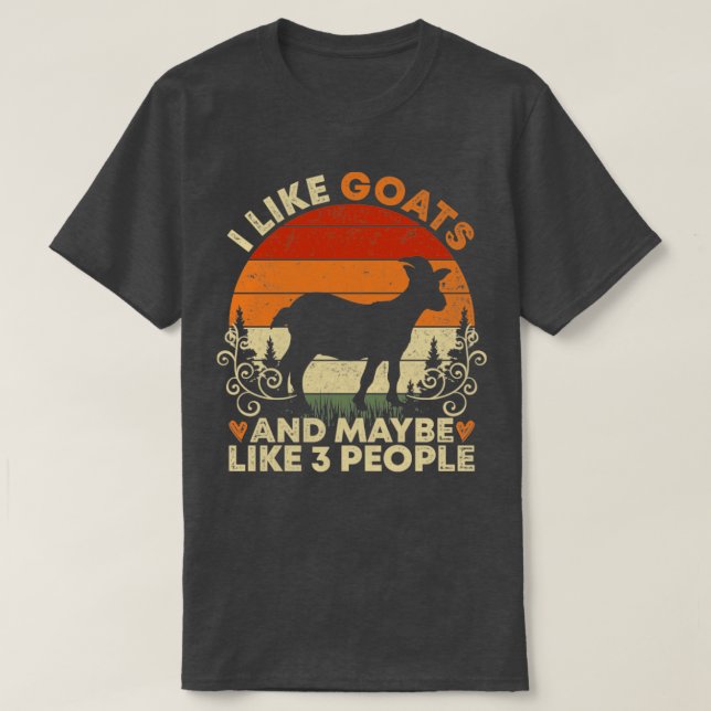 Camiseta Fazenda Animal Funny Goat (Frente do Design)