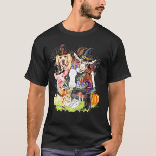 Camiseta Fazenda Animal Halloween Cavalo Cachorro Vaca Gato