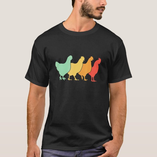 Camiseta Fazenda Cluckin' do Frango Retro 1 (Frente)