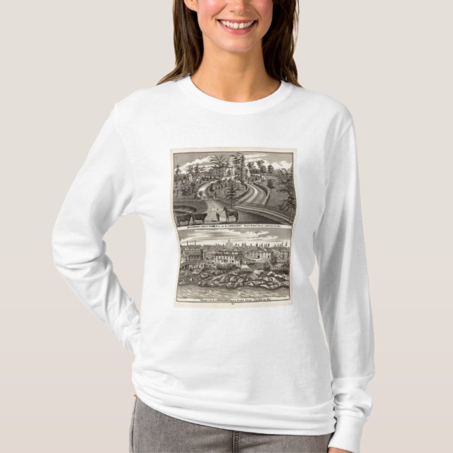 Camiseta Fazenda conservada em estoque verde, res (Frente)