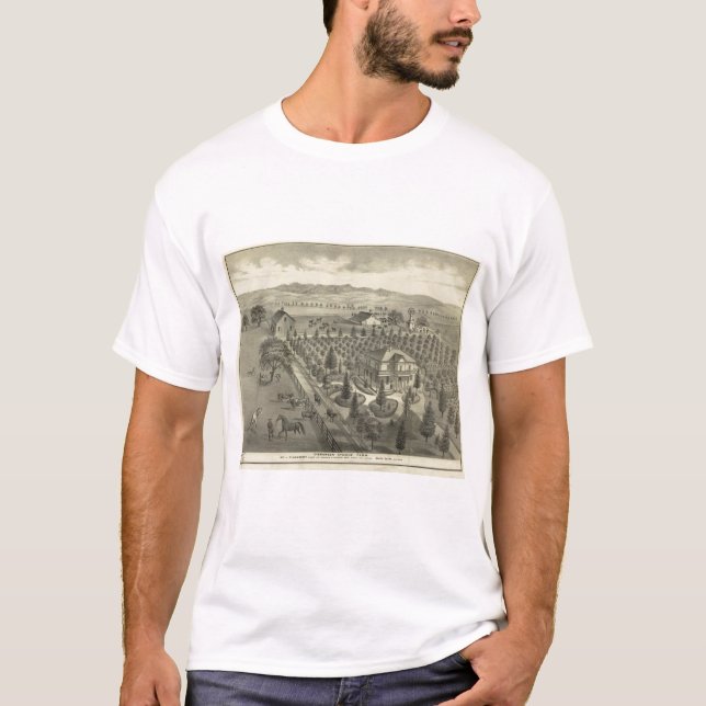 Camiseta Fazenda da avenida do Evergreen (Frente)
