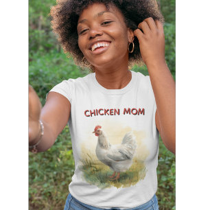 Camiseta Fazenda da Mamãe Frango Engraçada