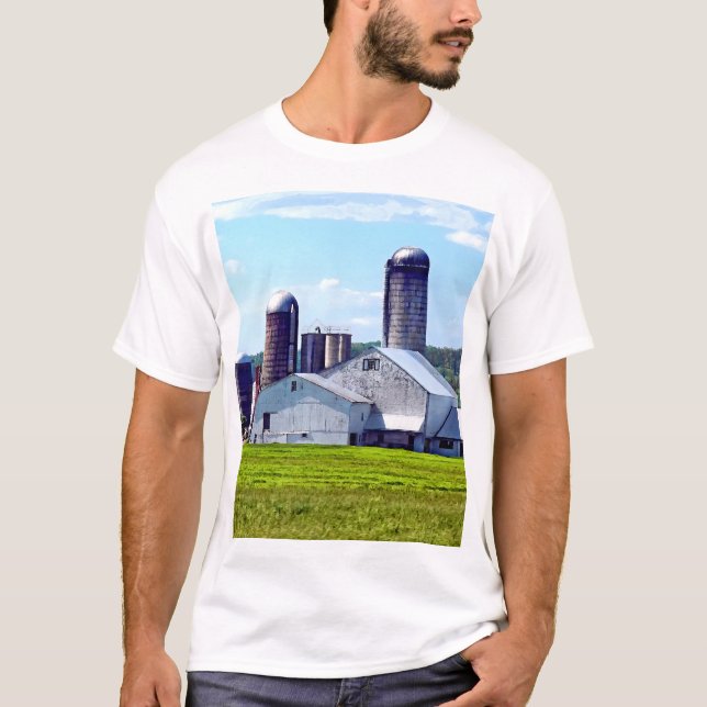 Camiseta Fazenda da Pensilvânia com Silos (Frente)