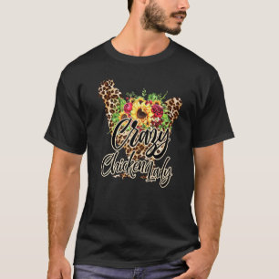 Camiseta Fazenda da Senhora Frango Louco Leopardo Chita Sol