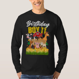 Camiseta fazenda de 11 de Boia de 11 anos