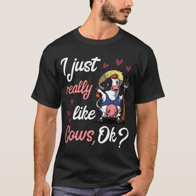 Camiseta Fazenda de Animais Vaca Fofa (Frente)