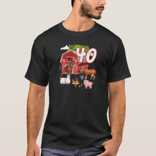 Camiseta Fazenda De aniversário de 40 anos De 40 Anos De Id