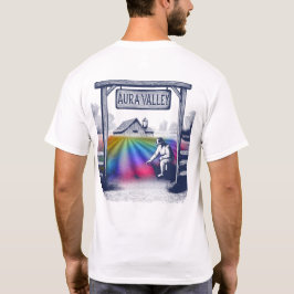 Camiseta Fazenda de Aura Valley frente e trás