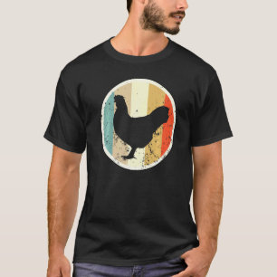 Camiseta Fazenda de Aves de Criação de Frango Galo Vintage